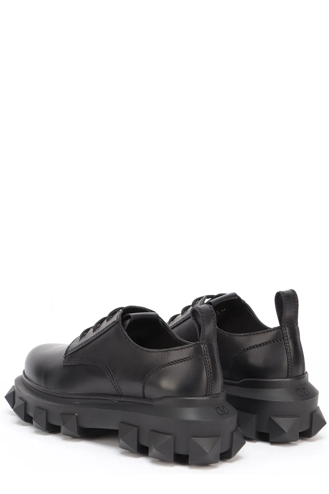 Valentino Garavani Rockstud Lace-Up Derby Shoes