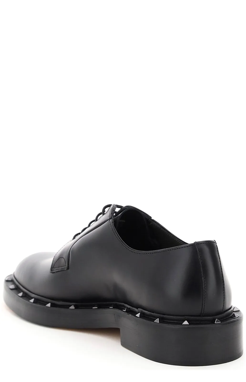 Valentino Garavani Rockstud Lace-Up Derby Shoes