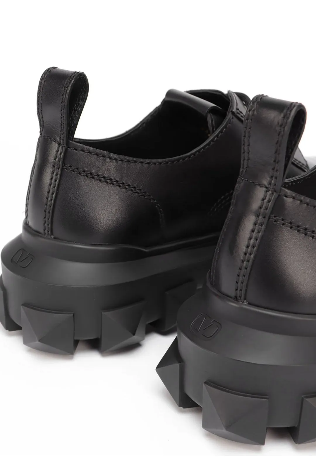 Valentino Garavani Rockstud Lace-Up Derby Shoes