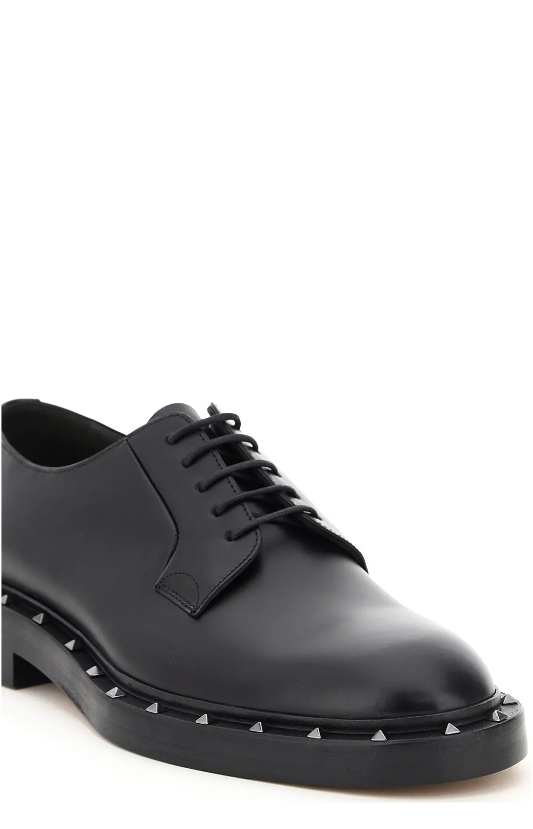 Valentino Garavani Rockstud Lace-Up Derby Shoes