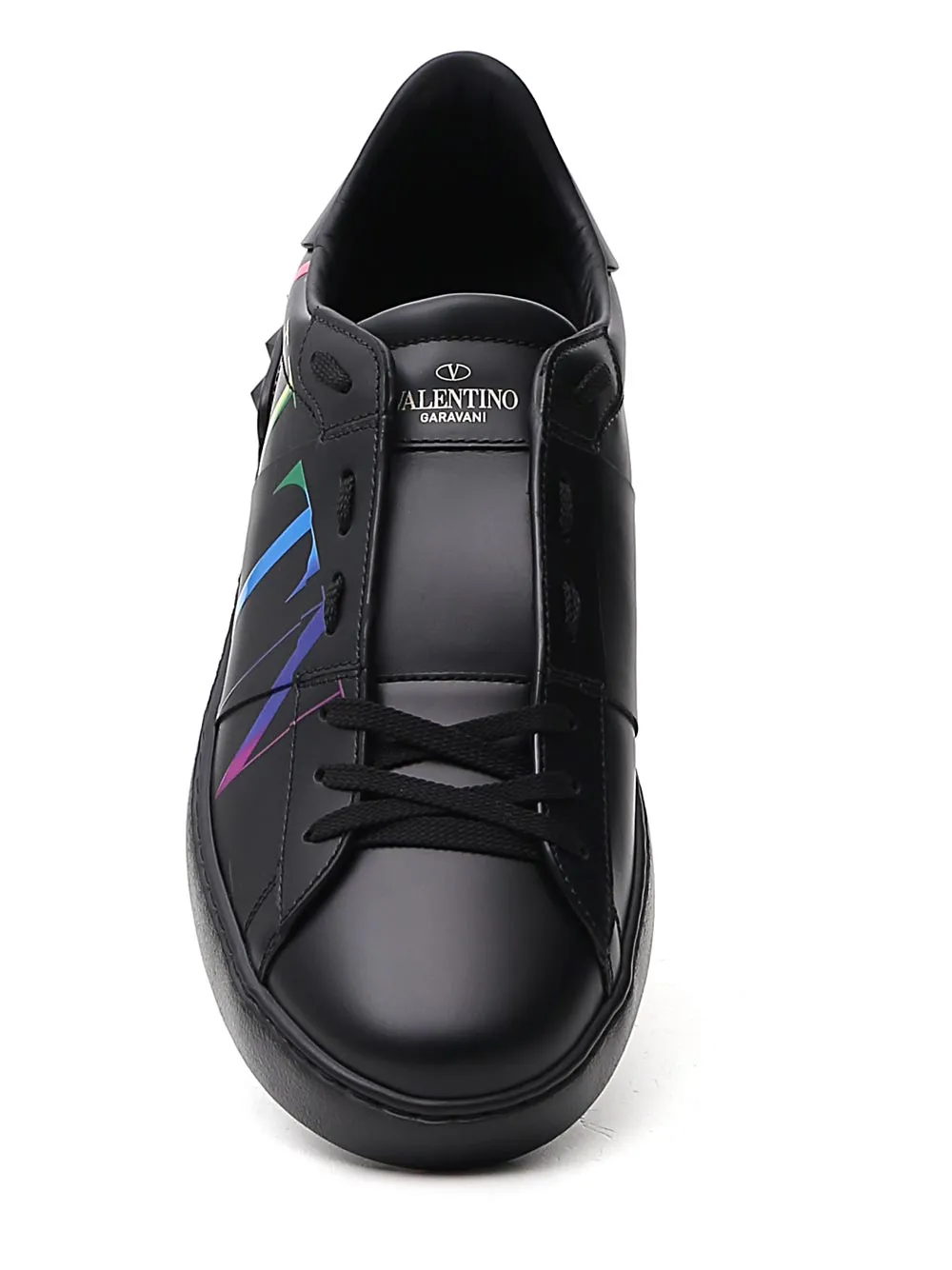Valentino Garavani Rockstud Open VLTN Print Sneakers