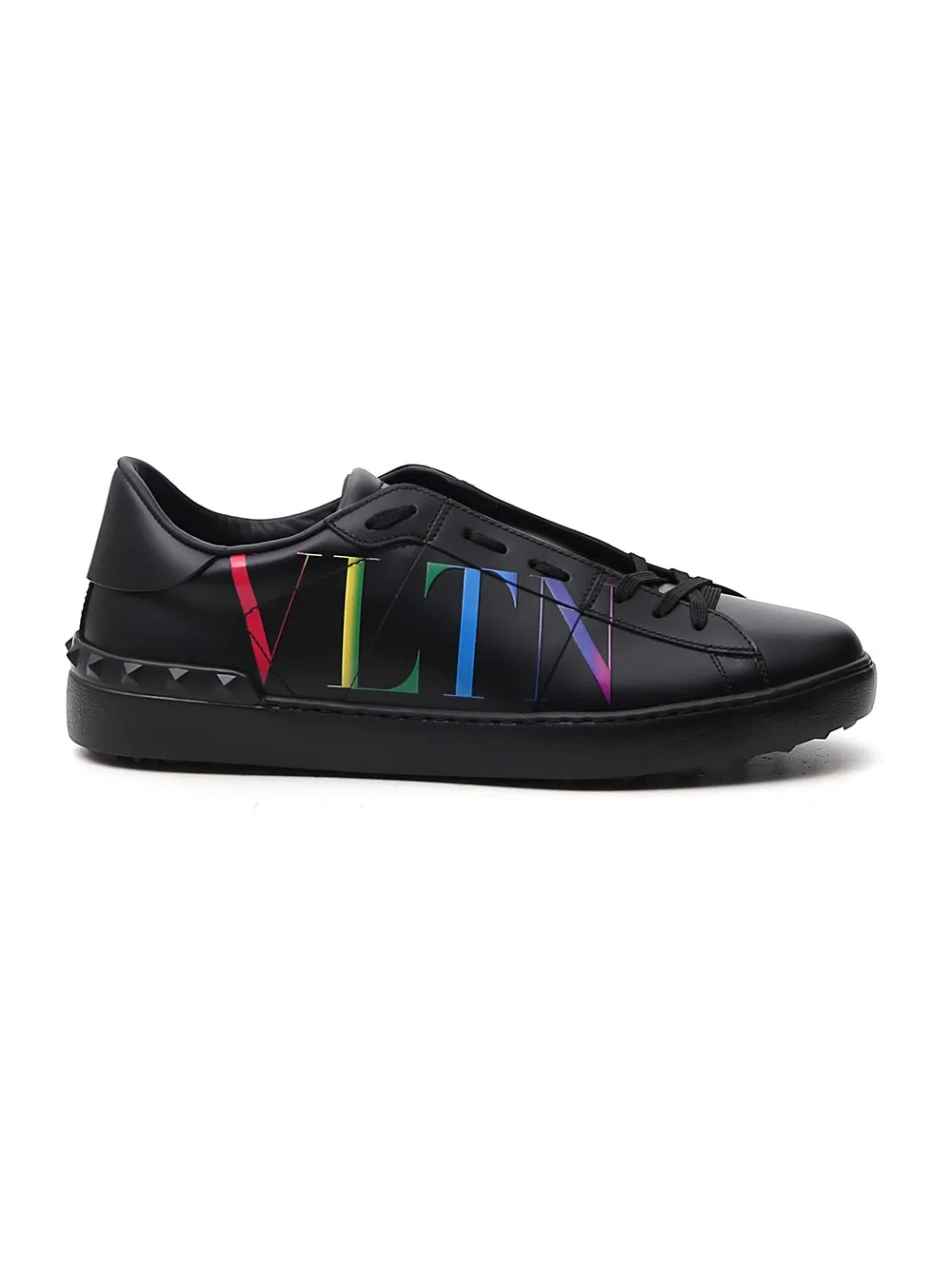 Valentino Garavani Rockstud Open VLTN Print Sneakers