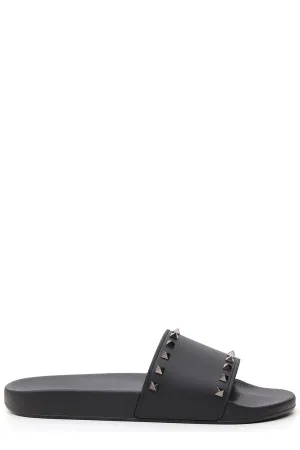 Valentino Garavani Rockstud Slide Sandals