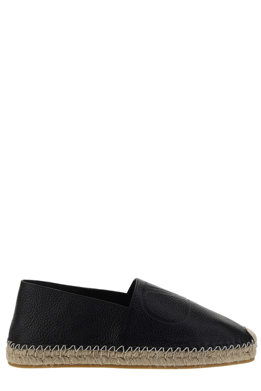 Valentino Logo Embossed Espadrilles