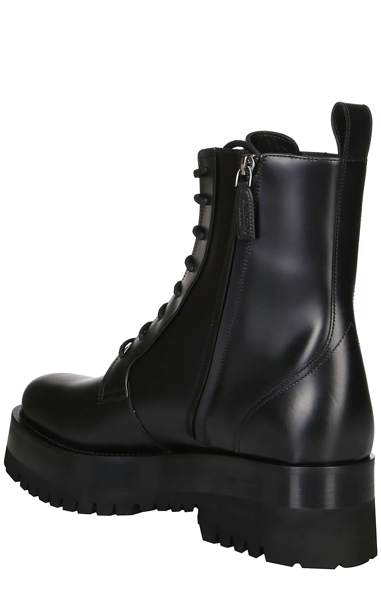 Valentino Upraise Lace-Up Combat Boots