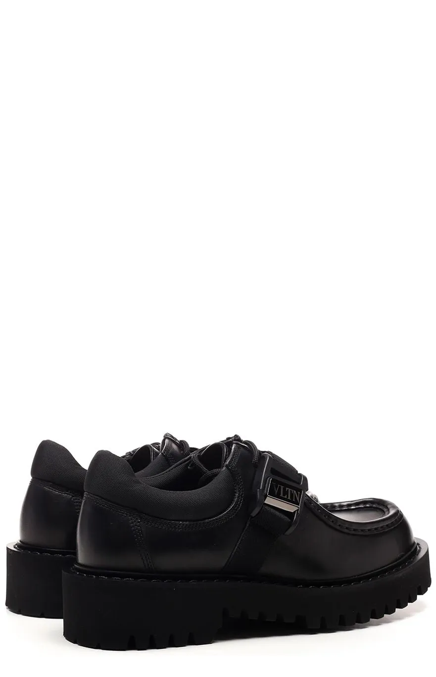 Valentino VLTN Buckle Derby Shoes