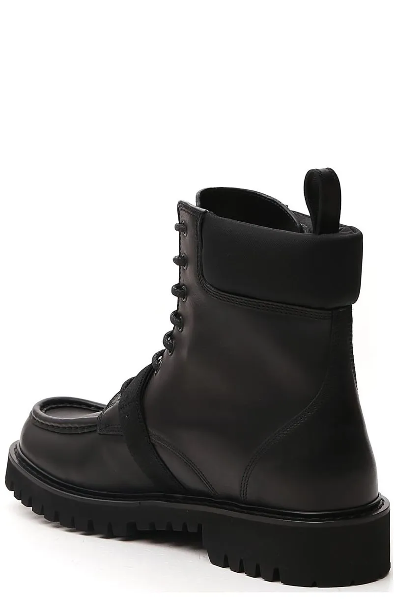 Valentino VLTN Buckled Combat Boots