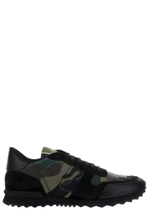 ValentinoGaravani Rockstud Lace-Up Sneakers