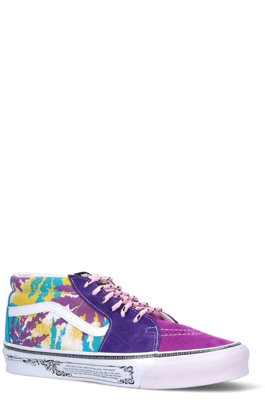 Vans X Aries Printed Mid-Top Sneakres