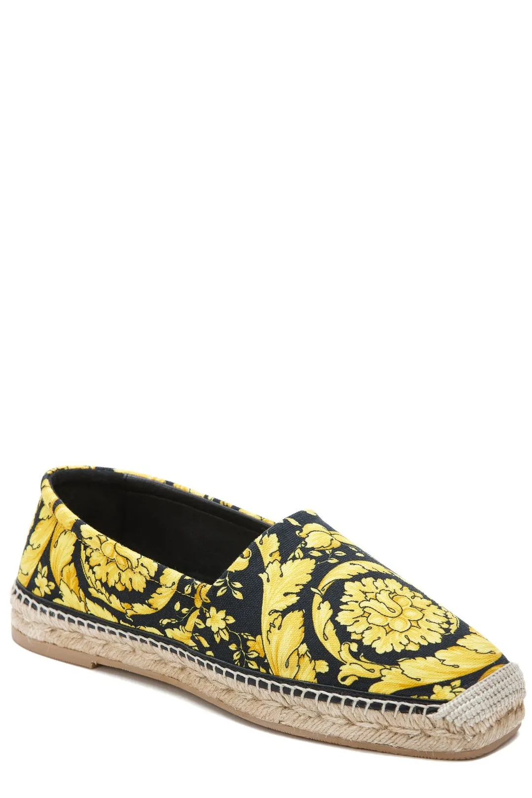 Versace Baroque Printed Slip-On Espadrilles