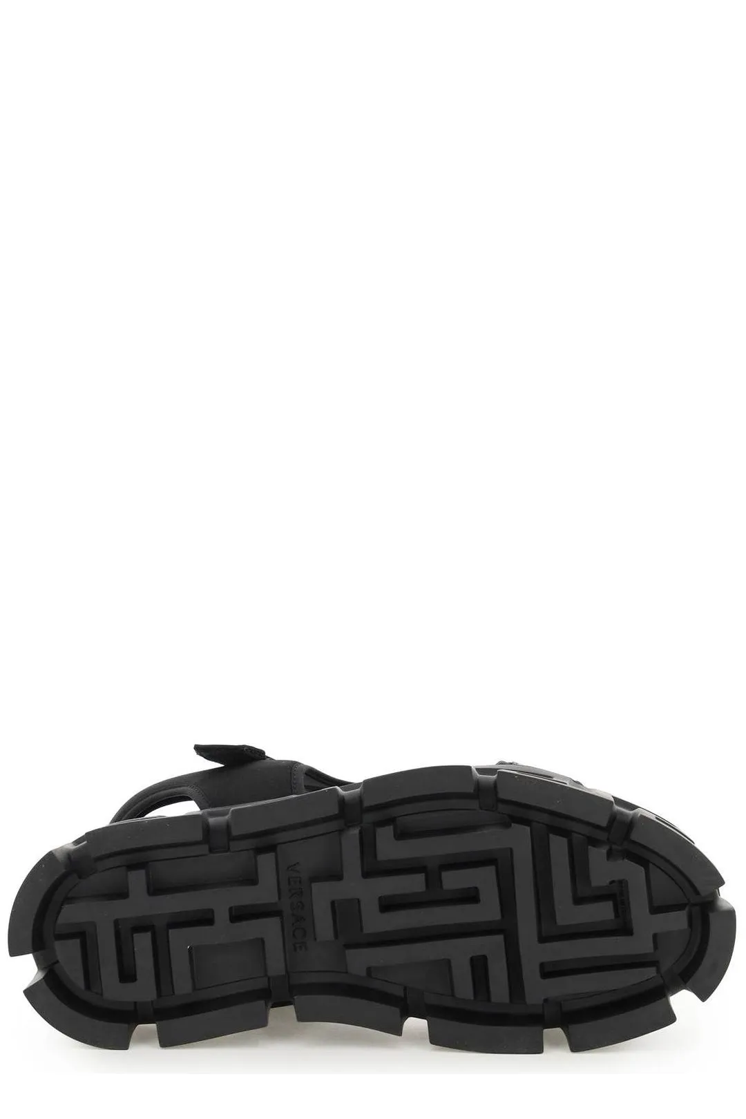 Versace Greca Touch Strap Open Toe Sandals