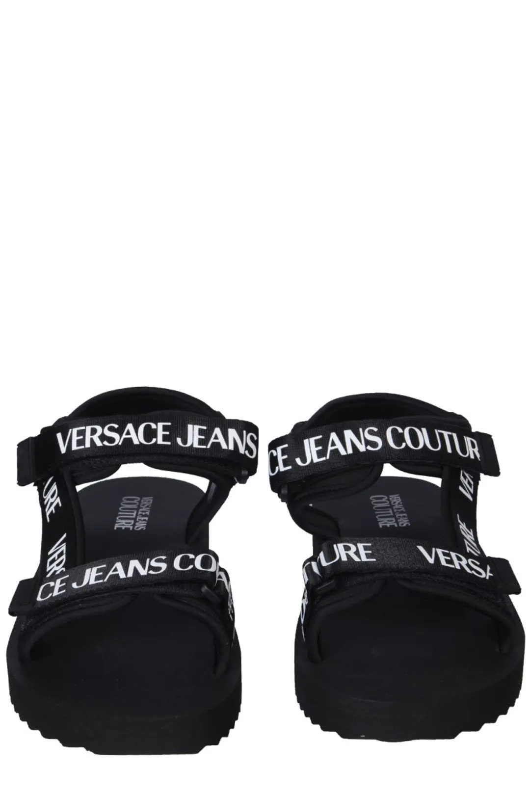 Versace Jeans Couture Logo Printed Sandals