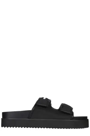 Versace Jeans Couture Logo Strap Open-Toe Sandals