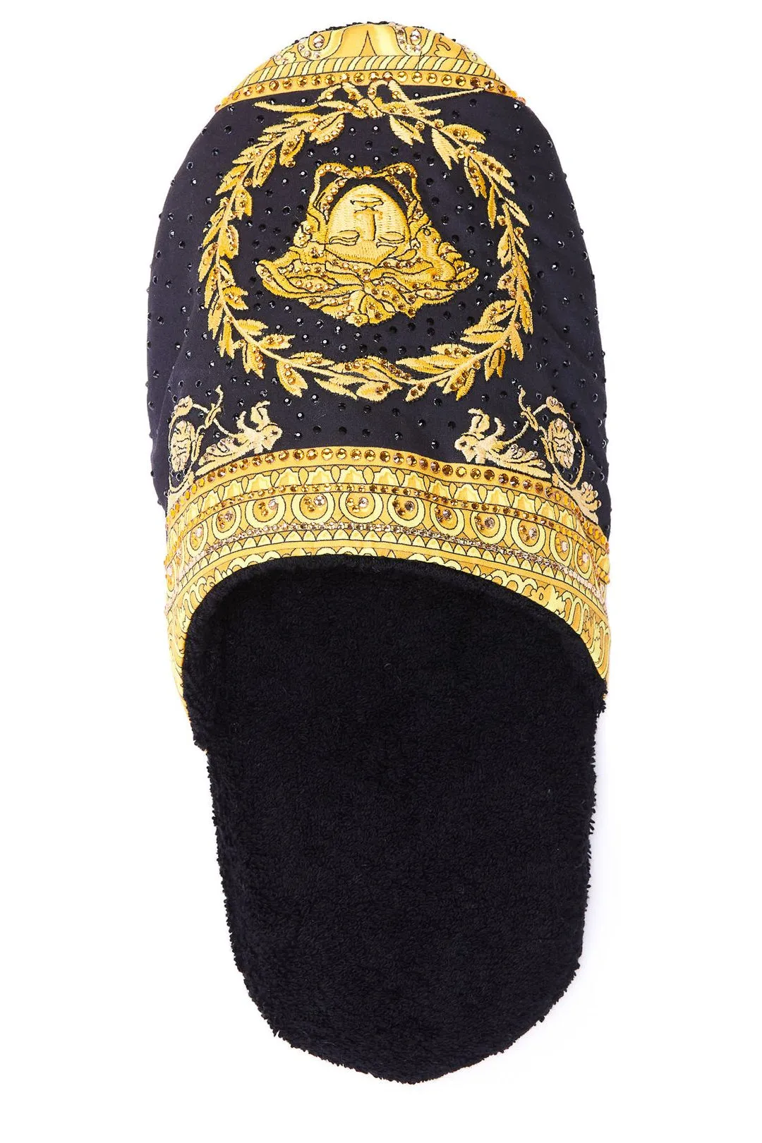 Versace Medusa Head Print Slippers